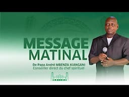 MESSAGE DE SA DIVINITE PAPA SIMON KIMBANGU KIANGANI DE JEUDI 29 MAI 2025 A NKAMBA