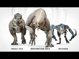 Jurassic's New "Mega" T. rex, Mutadons and D rex UPDATE: EXPLAINED