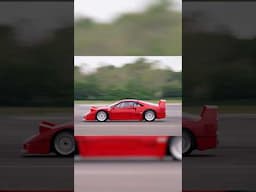 Just like on Top Gear! 🤩 - How cool is it to see an F40 at full chat… Only at Corsa Cavallino 👏