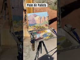 Plein Air Painting Pallets and Pochade Boxes #landscapepainting #pleinair #znp #howtopleinair