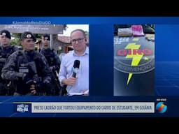 PM prende homem que furtou equipamento do carro de estudante em Goiânia
