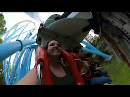 Alpengeist Roller Coaster POV | Busch Gardens Williamsburg | Happily Ever Novak