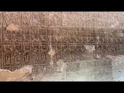 The Ancient Kings List At Abydos In Egypt