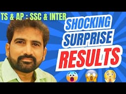 SSC & INTER Results - 2025 Shocks & Surprises in AP & Telangana || TS SSC Results 2025
