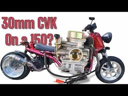 Will a 30mm CVK Flat Slide Work on a GY6 150cc Maddog Scooter?