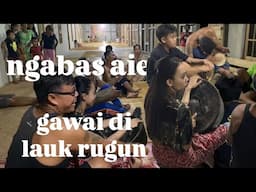 rangkaian upacara adat menjelang gawai dayak