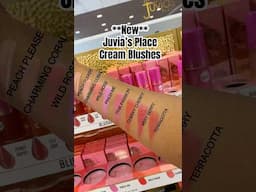 Swatching Juvia’s Place Cream Blushes #juviasplace #darkskinmakeup #swatches