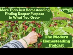 More Than Just Homesteading, Finding Deeper Purpose in What You Grow: Guest Ryan Blosser