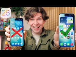 iOS 26 Hands-On - The BIGGEST Change Yet!
