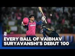 14-years old 🤯 I EVERY ball of Vaibhav Suryavanshi's record breaking debut IPL century I Fox Cricket