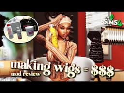 MAKE & SELL WIGS USING THIS MOD! 💰💕 • QMBIBI Wig Making Mod • The Sims 4