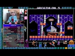 Arcathlon #5 speedrun in 4:26:33 (CV3, DuckTales, Kirby's Adventure, Metroid, Shadow of the Ninja)