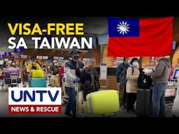 Visa-free entry para sa mga Pinoy, pinalawig ng Taiwan government