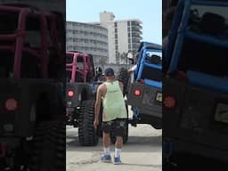 Jeep ran over by a Jeep at Jeepbeach
