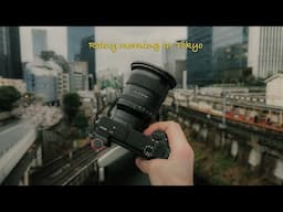 Sony A6400 Calm Tokyo street photography POV in the rain