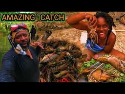 EPIC CRAYFISH HUNTING IN FREEZING WATER, WE HAD A GREAT CATCH TODAY!! @CHEVYNATIONVLOGS
