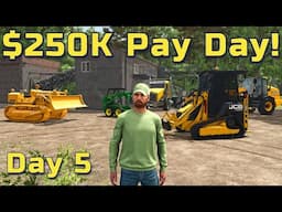 FS25 Survival Challenge – Part 5 – $250K Pay Day!