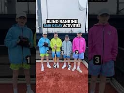 Blind Ranking Rain Delay activities ⚾️ What would you change? #BaseballLifestyle