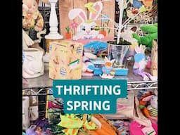 THRIFT STYLE! #thrifting #homedecor #vintagestyle #spring #easter #shopping #decor #bunny #thrifted
