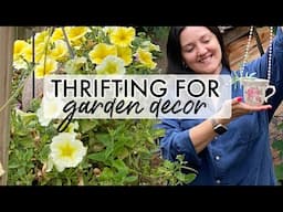 Decorate Your Garden With Thrifted Treasures | DIY Garden Decor & Gift Idea!