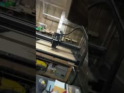 Hard at work with my CNC machine.