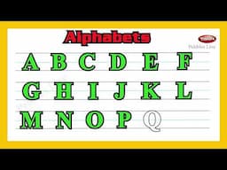 Aa Ba Cc Capital & Small Letters | ABCD Alphabets Capital Letters Abcd Small Letter writing practice