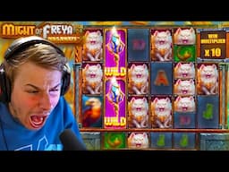 WE HIT THE TOP SYMBOL WITH A 10X MULTIPLIER AND WON MASSIVE!