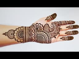 Latest Stylish mehndi designs for front hand | Simple mehandi design | easy mehndi design |mehandi