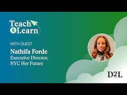 Education and Workforce Development: Nathifa Forde's Vision for NYC Her Future
