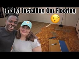 Finally, Installing Our Flooring | DIY |Remodeling | Vlog |DITL |Floating Floor |The Bichanga Family