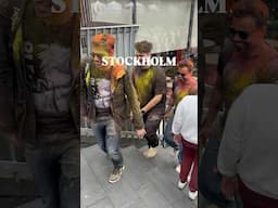 Colour festival-See how Swedes are excited to throw colours #malayalamvlog #trending #sweden #holi