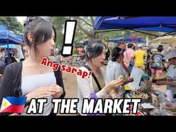 Korean Family Enjoys Filipino Food in Valencia Sunday Market 🇰🇷🇵🇭
