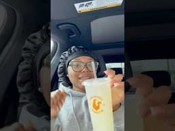 Popeyes pickle lemonade #trending #shortvideos #youtubeshorts #viralvideos #food #mukbang