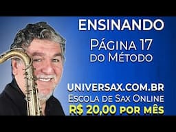 Explicando a página 17 do método de Sax