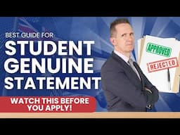 Best Guide for Writing a Genuine Student Visa Statement in Australia | Avoid Visa Refusal