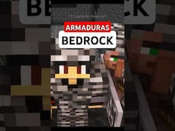 Minecraft pero tenemos ARMADURAS de BEDROCK!