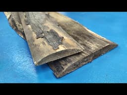 Brilliant idea made from two old pieces of uncut board