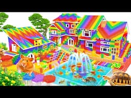 How to Build a Super Villa with an Underground Swimming Pool and External Staircase