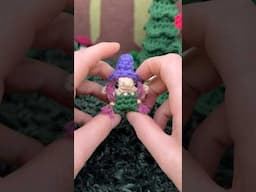Crocheting Aurora the Gnome #crochet #crafts #shorts