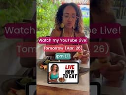 Watch my YouTube Live tomorrow at 1pm ET (6pm UK) and discover the best diet for menopause fat loss!