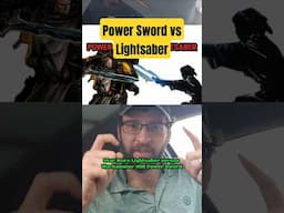 Lightsaber vs Power Sword. Star Wars vs Warhammer 40k. Jedi vs Space Marine #gaming #scifi #fight