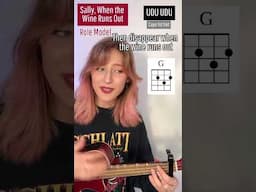 Learn how to play Role Model song 🍷 #ukulele #flightukulele