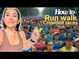 🏃‍♀️HACKS to Run Walk a Crowded Race | Water Stops, Crowds, and Corrals
