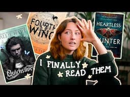 i read hyped tiktok romantasy books bc i need a new obsession