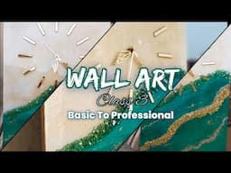 Full Tutorial of Resin Wall Art Step By Step Basic To Professional By Zoha Yaseen| Wall Art Class3