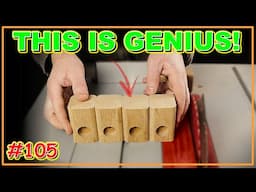 NO ONE EVER THOUGHT OF MAKING THIS AMAZING SET WITH LEFTOVER WOOD! (VIDEO #105) #woodworking