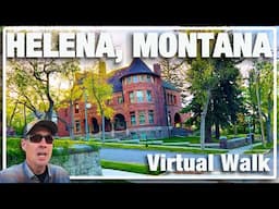 Helena, Montana Spring Walk 🌸 | Last Chance Gulch & Historic Mansion Tour | 4K Treadmill Workout