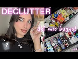 DECLUTTERING DEL MIO BAGNO 🆘🛁 MelissaTani