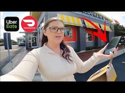 Making Money on a Slow Shift! Door Dash, Uber Eats Ride Along