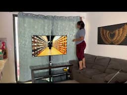 Arreglando mi sala y cambiando cortinas ❤️